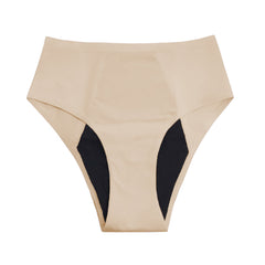 NEW: Seamless Leakproof High Waisted (Heavy Absorbency Beige 5-Pack)