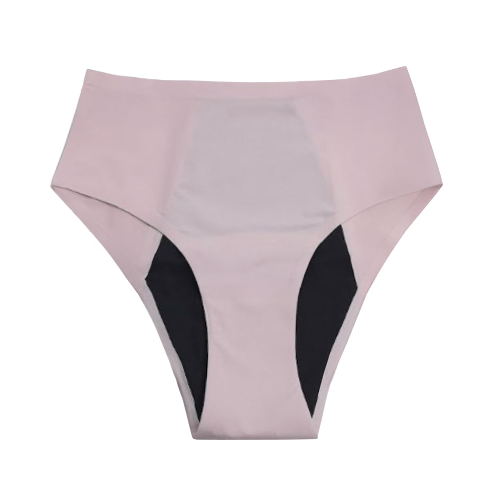 NEW: Seamless Leakproof High Waisted (Heavy Absorbency Pink 5-Pack)